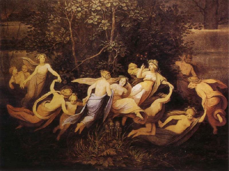 Moritz von Schwind Fairy Dance in the Alder Grove France oil painting art